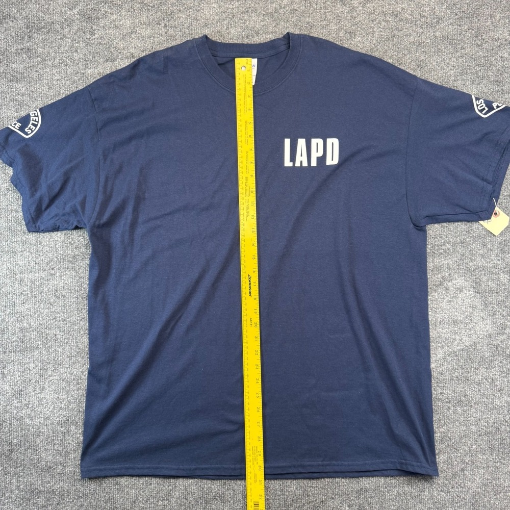 LAPD POLICE - Shirt Mens 2XL Navy Sony Studios Costume DEPT - Picture 2 of 8